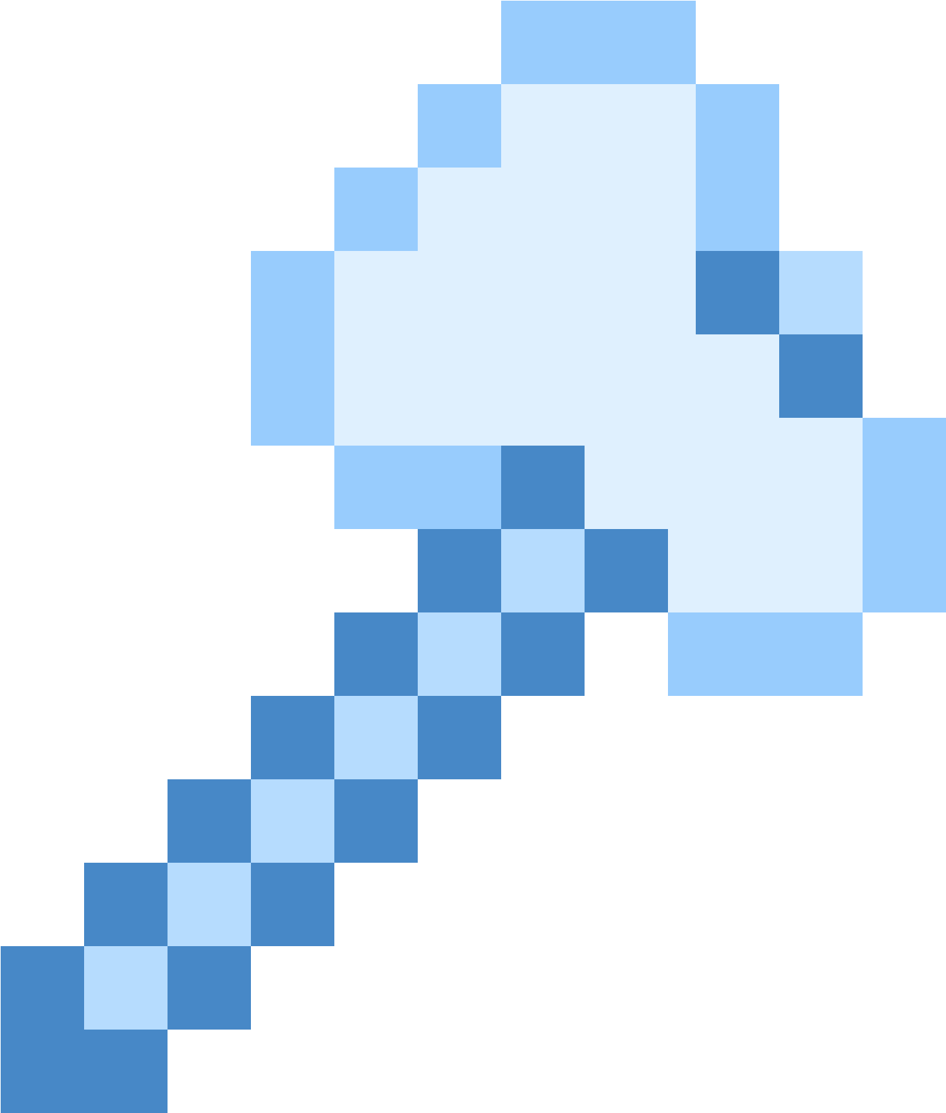 Minecraft斧头icon - Hacha De Diamante Minecraft (1600x1600), Png Download