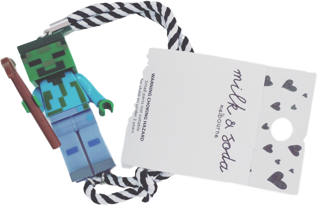 Milk & Soda Toy Bracelet Minecraft & Terraria Zombie - Mobile Phone (1300x1300), Png Download