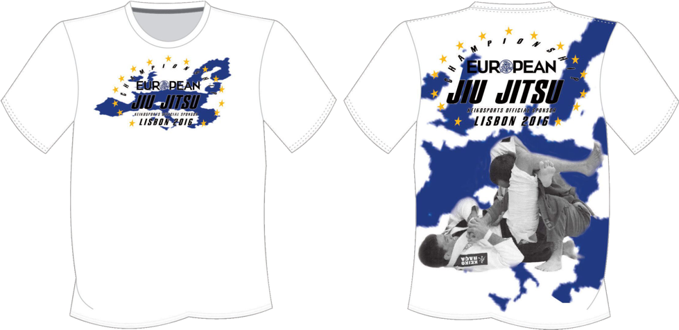 2016 European Jiu Jitsu Championship T Shirts - European Championship (1000x1000), Png Download