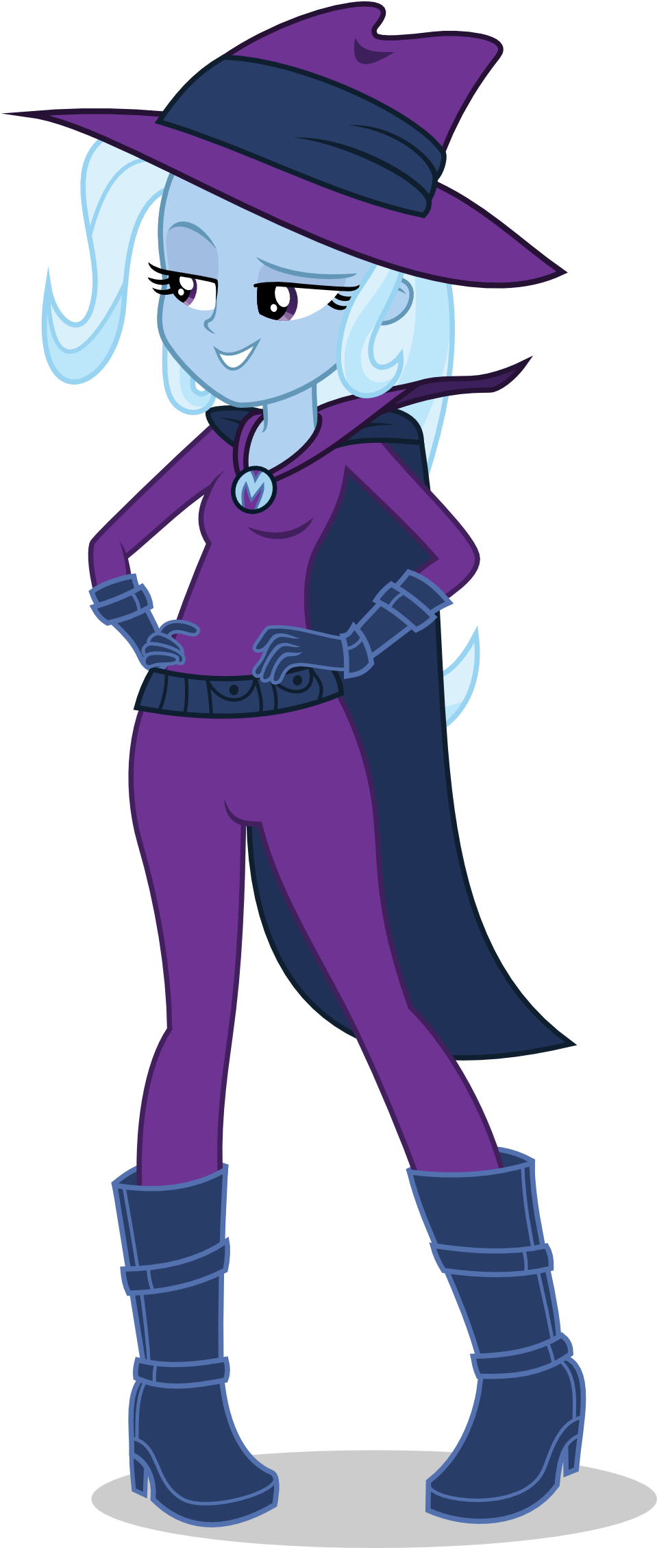 Punzil504, Clothes, Cosplay, Costume, Crossover, Darkwing - Mlp Equestria Girls Mane Iac (976x2270), Png Download