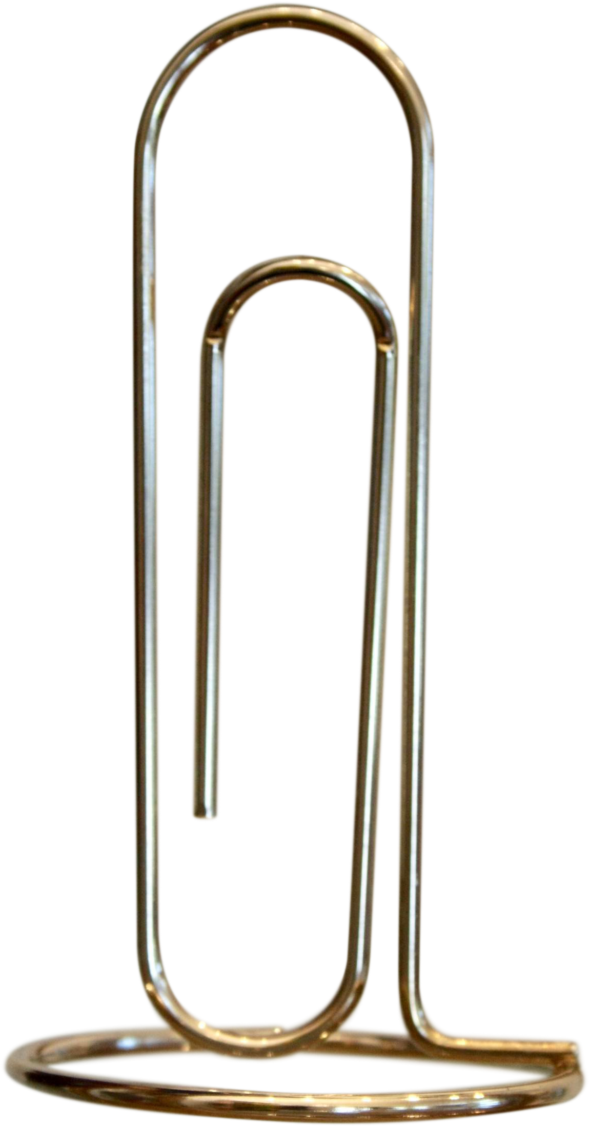Oversized Paperclip Memo Display On Chairish - Trombone (1276x2438), Png Download