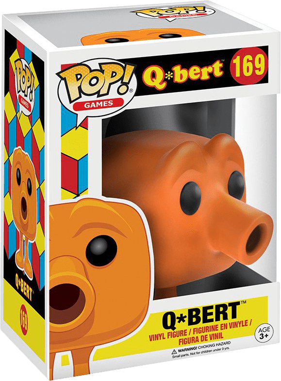 Funko Pop Games Qbert Qbert - Qbert Funko Pop (579x786), Png Download