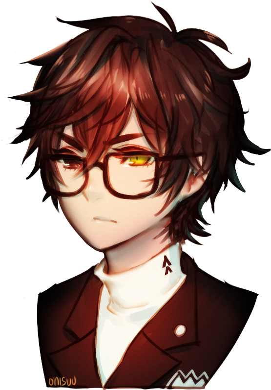 Mostly Loz Art - Persona 5 Joker Glasses (700x800), Png Download