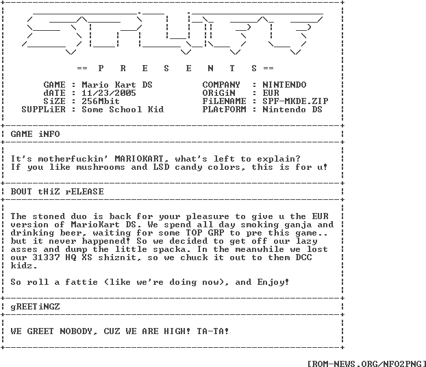 Mario Kart Ds Eur Nds-spliff - Document (624x552), Png Download