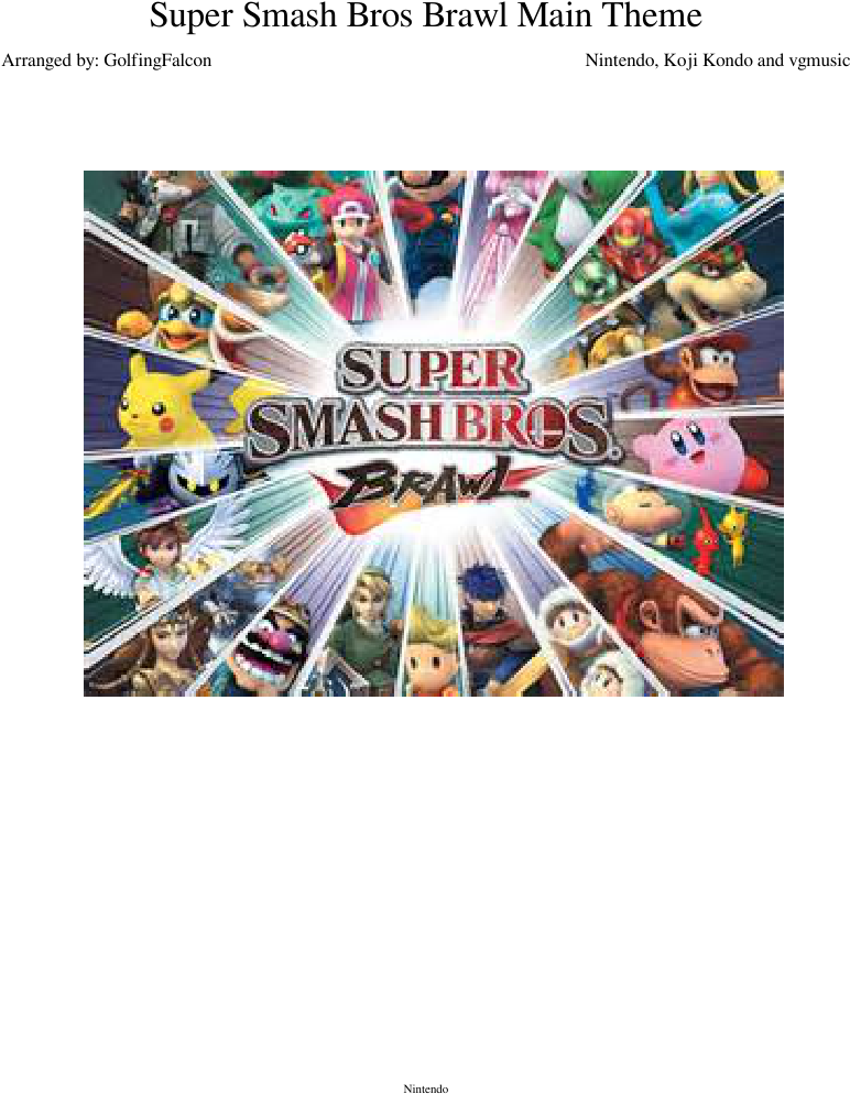 Uploaded On Oct 2, - Super Smash Bros Brawl (850x1100), Png Download