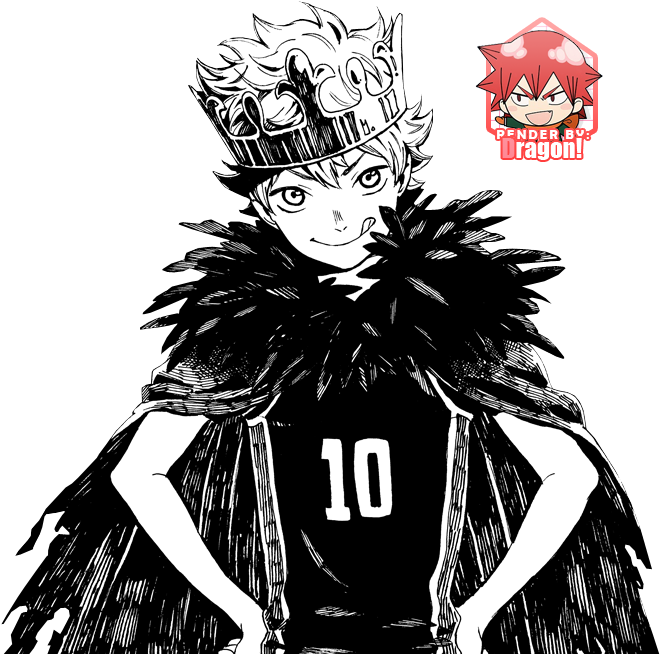 Hinata Shoyo - Black And White Hinata Shouyou (720x670), Png Download