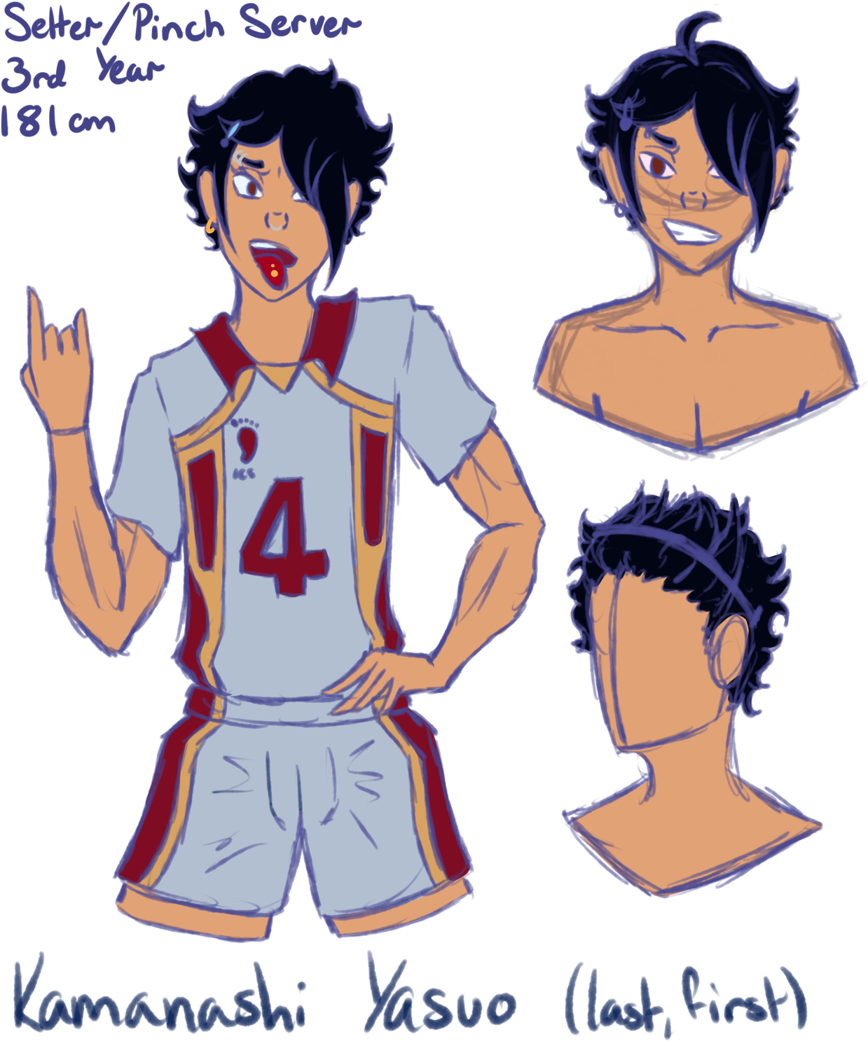 Haikyuu Hq Haikyuu Oc Hq Oc My Art My Ocs I Haven - Cartoon (1280x1536), Png Download