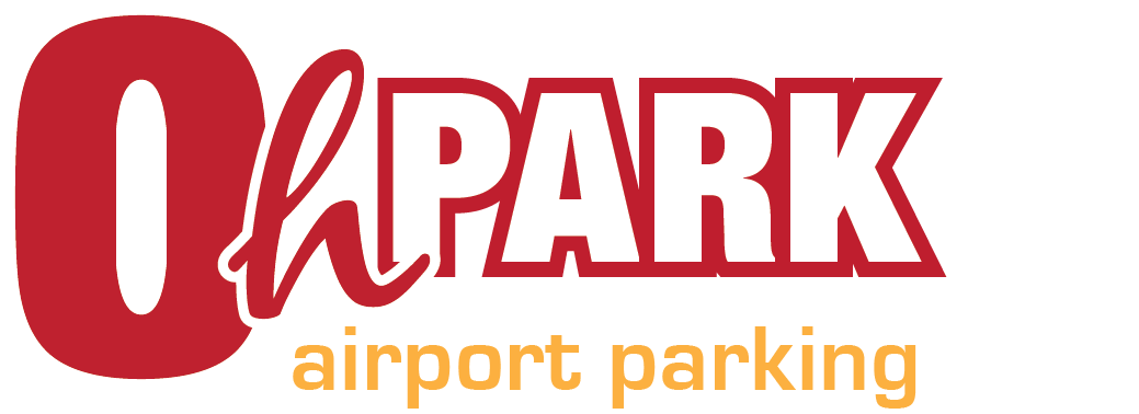 Negative Logo - Columbus Airport Parking (1039x378), Png Download