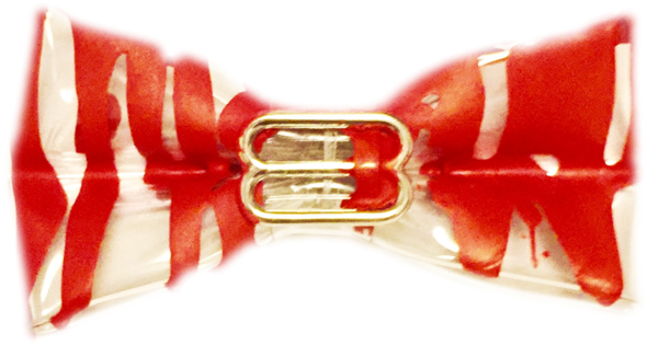 Red Drip Bow Tie - Belt (1024x567), Png Download