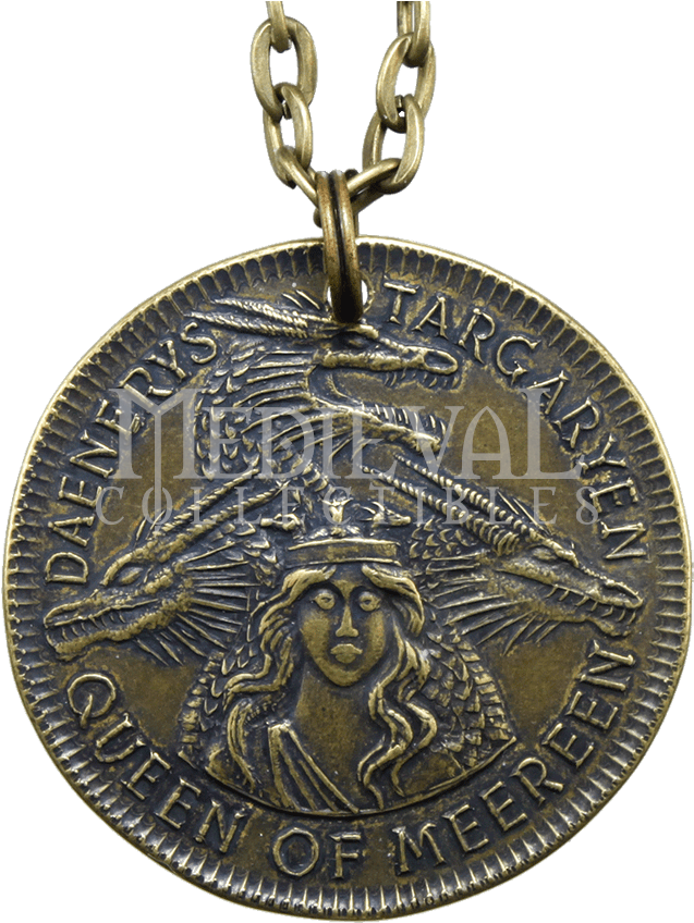 Daenerys Targaryen Meereen Coin Necklace - Pendants And Necklaces - Game Of Thrones Pendant (850x850), Png Download