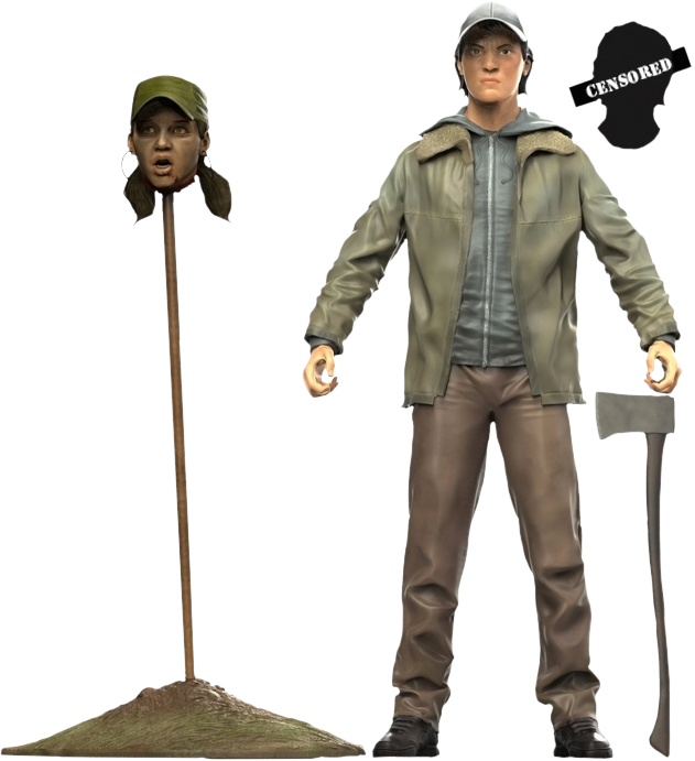The Walking Dead - Mc Farlane Walking Dead Glenn Figure (631x691), Png Download