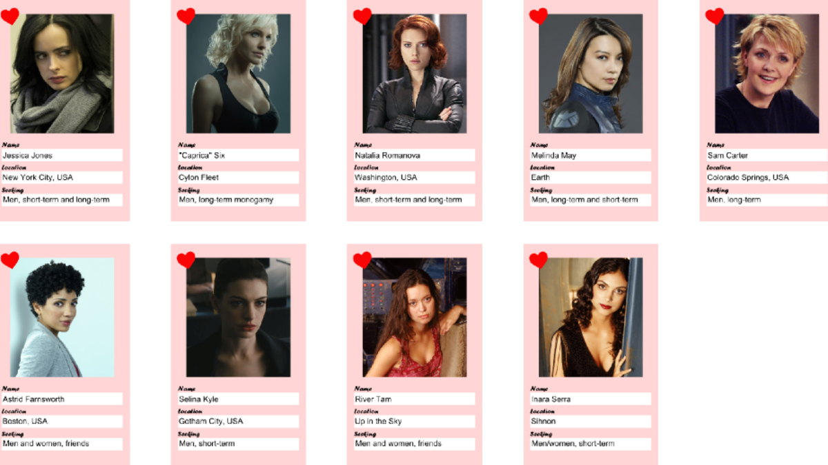 Valentine's Day Twinja Madness - Tricia Helfer Autographed 8x10 Photo Signature - Psa/dna (1200x675), Png Download