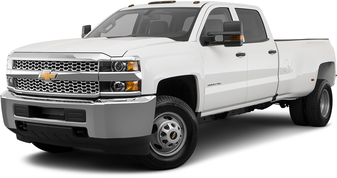 Test Drive A 2019 Chevrolet Silverado 3500 Hd At Iron - 2015 Gmc Sierra 2500 White (1280x902), Png Download