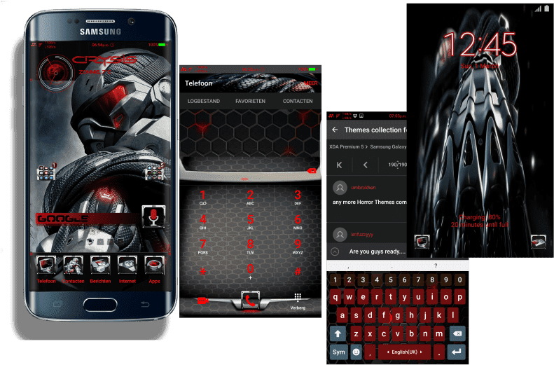 Collection Devices With Samsung S Edge Ironman - Motywy Samsung Galaxy S7 (800x531), Png Download