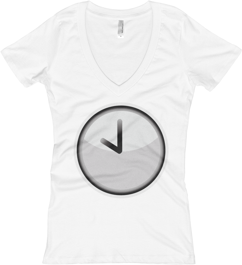 Women's Emoji V-neck - Number (1000x1000), Png Download