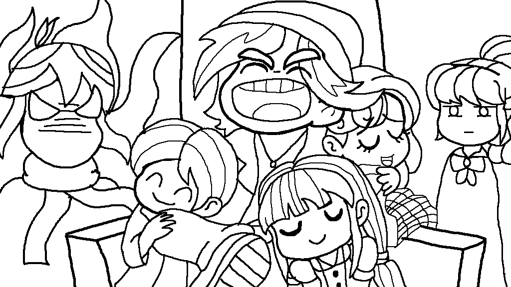 Orange Sherbette, Safe, Scott Pilgrim Vs The World, - Line Art (1024x576), Png Download