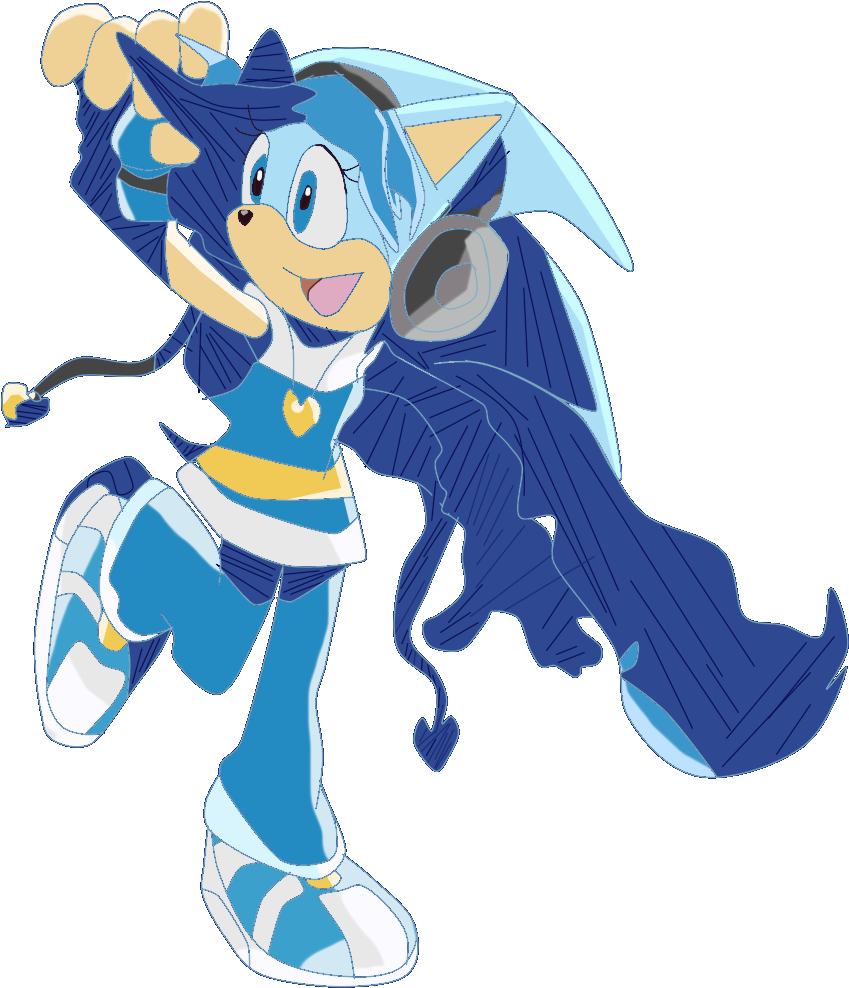 Reens The Hedgehog- Sonic Riders - Sonic Riders (985x1133), Png Download