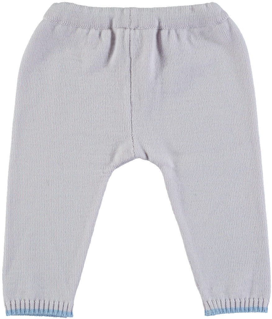 Merino Grey With Blue Tipping Leggings (1024x1024), Png Download