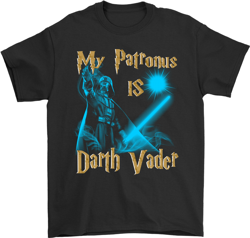 My Patronus Is Darth Vader Star Wars Shirts - Harry Potter Girl T Shirt (1000x1000), Png Download