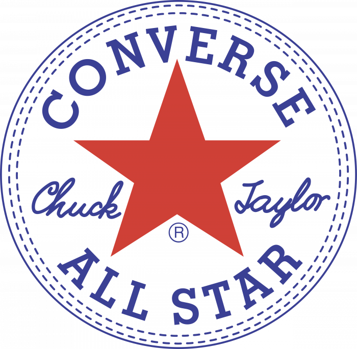 Converse All Star Logo White - All Star Logo Png (700x685), Png Download