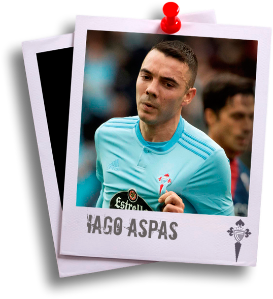 Iago Aspas - Celta De Vigo (561x618), Png Download