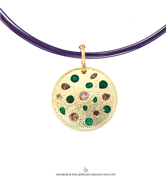 Multi-color Diamond And Emerald Gold Sphere - Ruby (580x705), Png Download