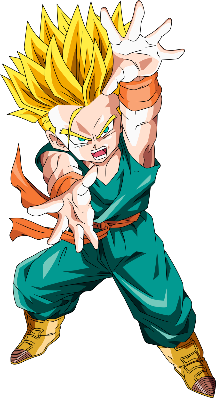 No Caption Provided - Dbz Kid Trunks (900x1660), Png Download