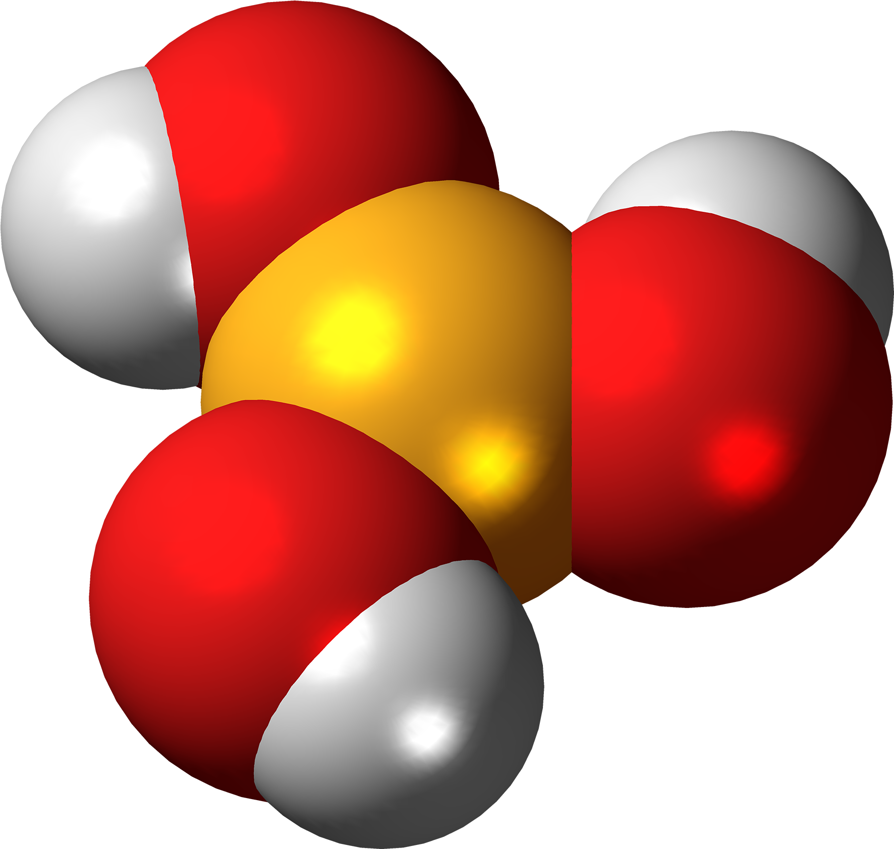 Gold Hydroxide Molecule Spacefill - Gold(iii) Hydroxide (2000x1912), Png Download