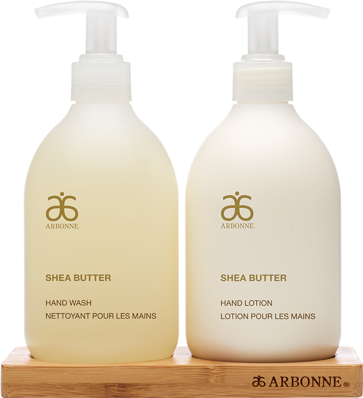 Pause - Arbonne Shea Butter Hand Duo (840x900), Png Download