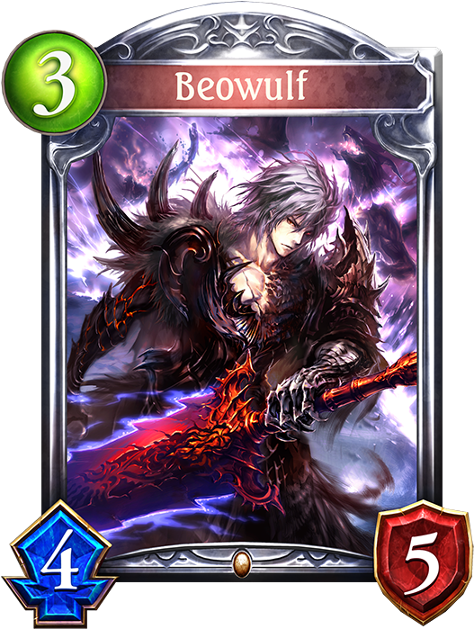 Unevolved Beowulf Evolved Beowulf - Berserker Shadowverse (536x698), Png Download