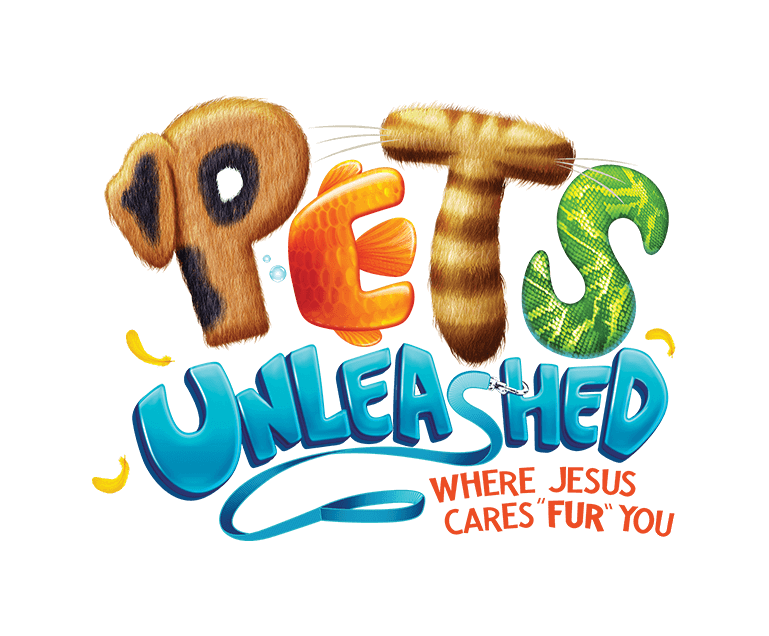 Vbs - - Pets Unleashed Vbs Logo (769x636), Png Download