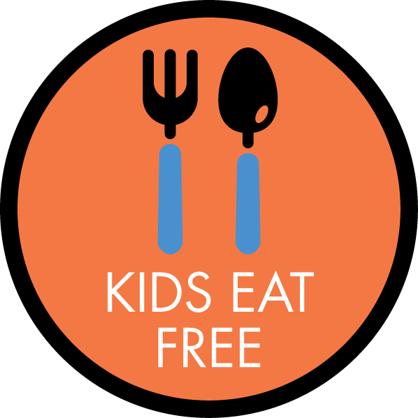 Here Are Suggestions For Where/when Kids Can Eat Free - Kids Eat Free (598x598), Png Download