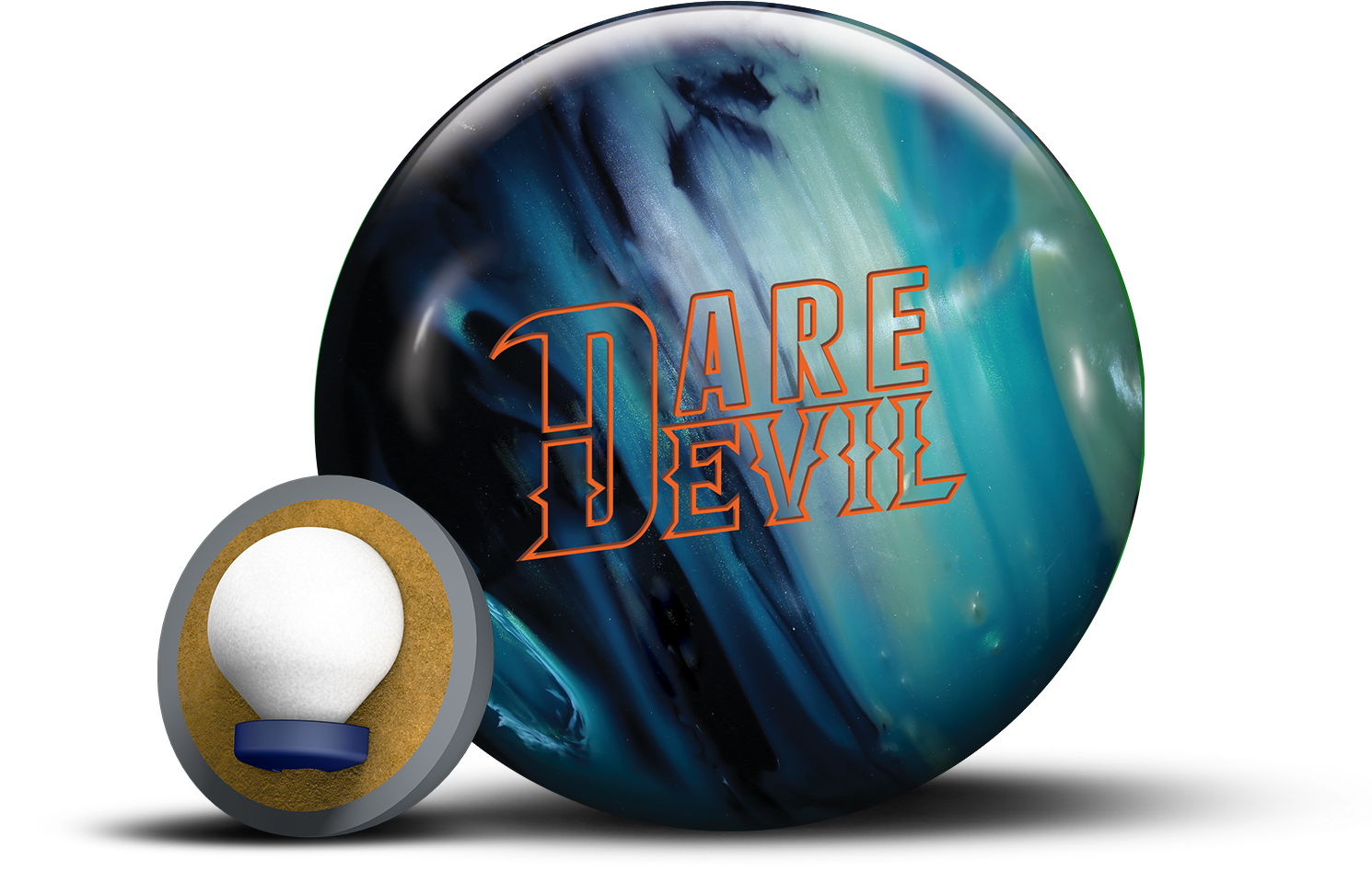 Daredevil - Dare Devil Bowling Ball (1500x1000), Png Download