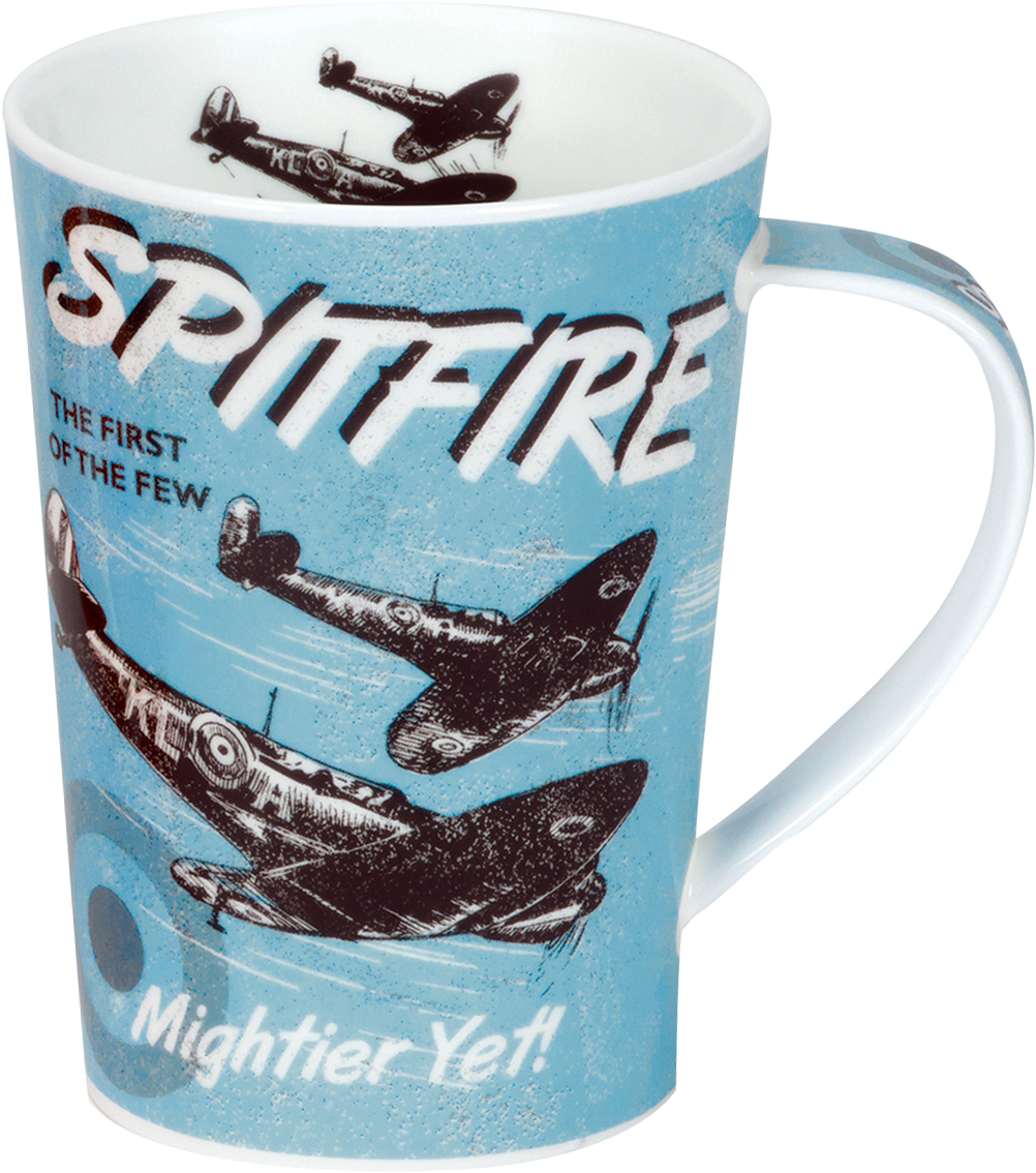 Dunoon Argyll Dare Devils Plane Mug (1200x1176), Png Download