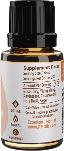 Sticker Top Hair Support Turn - Rocky Mountain Oils Fitness Pure Natural Essential (619x900), Png Download