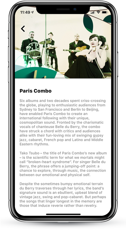 Plai Festival Apps - Cartoon (418x800), Png Download