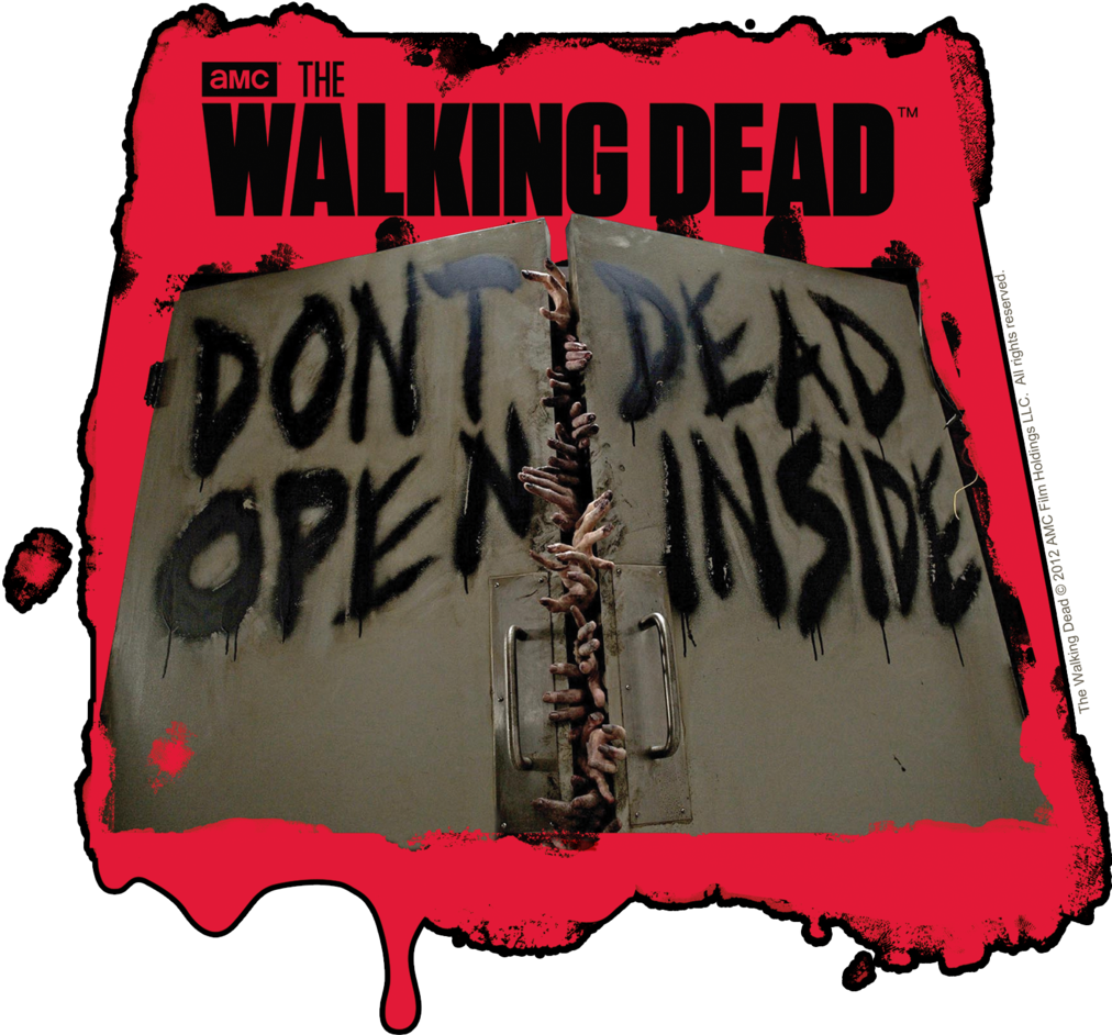 Dont Dead Open Inside Twd (1024x941), Png Download