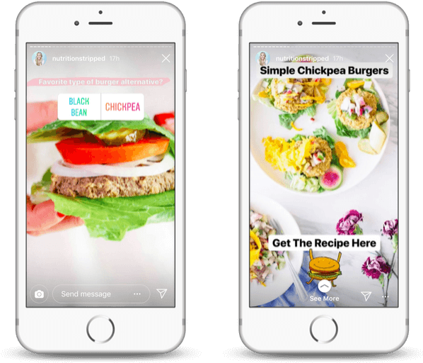 Instagram Stories Polls - Instagram (600x556), Png Download