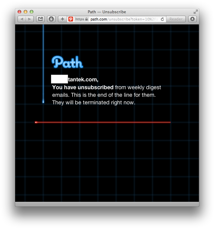 2014 05 21 Path Unsubscribe - Path (720x769), Png Download