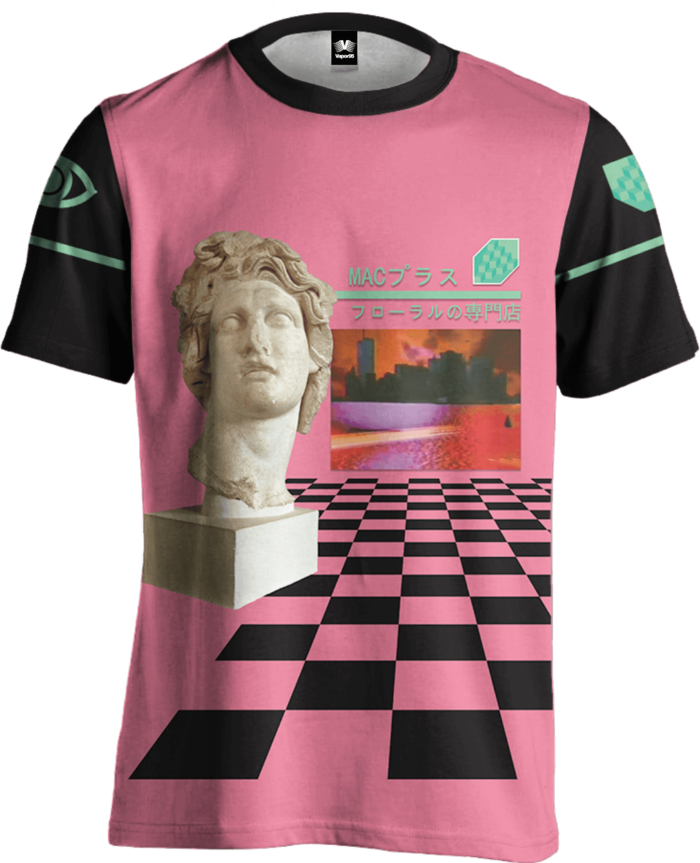 All Over Print Tee - Macintosh Plus Hoodie (700x863), Png Download