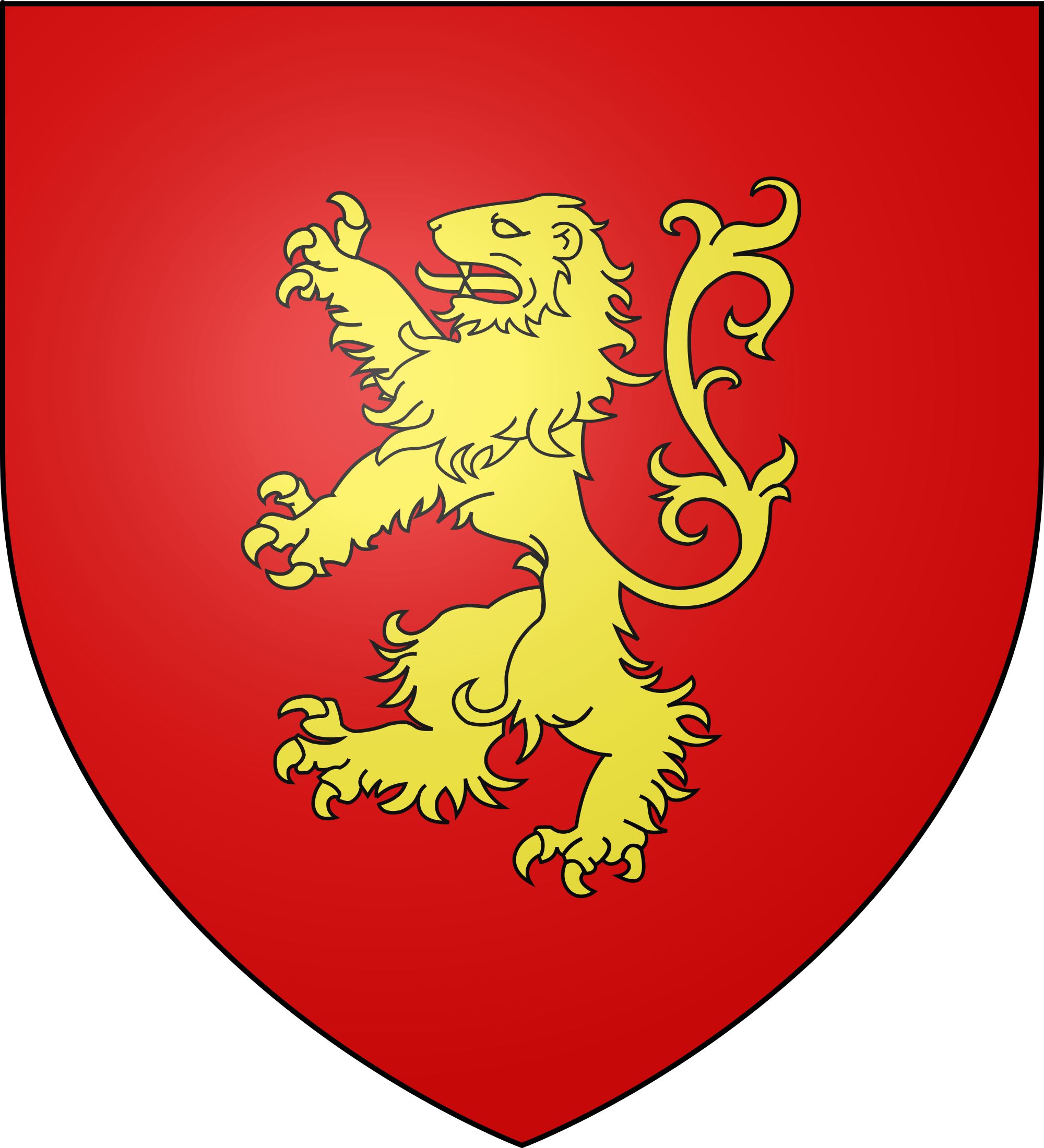 Flag, Coat Of Arms Of Pembroke (599x659), Png Download