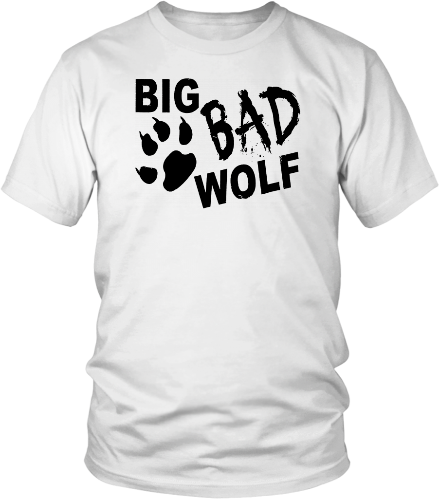 Big Bad Wolf Paw Distressed White Novelty T Shirt Teefig - Teach The Cutest Pumpkins In The Patch T Shirt (1024x1024), Png Download