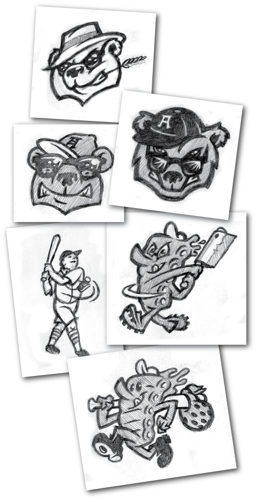 Bbq, The Bear, And The Babe - Cartoon (506x988), Png Download