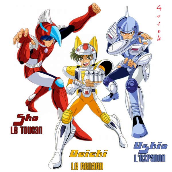 SAINT SEIYA VINTAGE - Lot de 3 Chevaliers d'Acier (Steel Saints) 1987 EUR 499,00 - FR