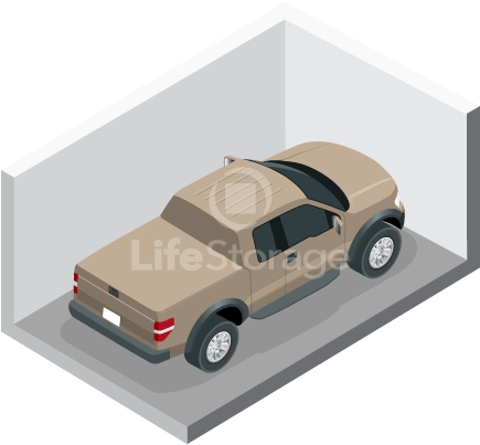 10 X 20 Indoor Car Parking At Life Storage - Car (600x600), Png Download