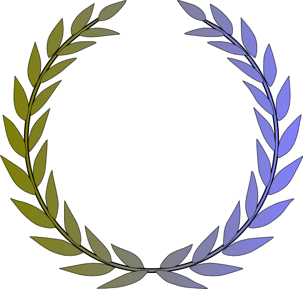 Laurel Wreath (600x573), Png Download