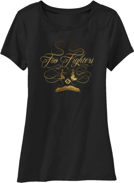 Kids Book Women's Tee - Foo Fighters T Shirt V Neck (700x700), Png Download