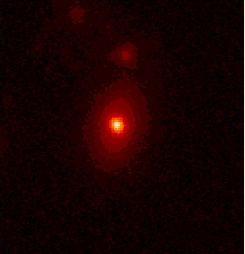 Hst/acs Images And Surface Brightness Profile Of The - Darkness (576x576), Png Download
