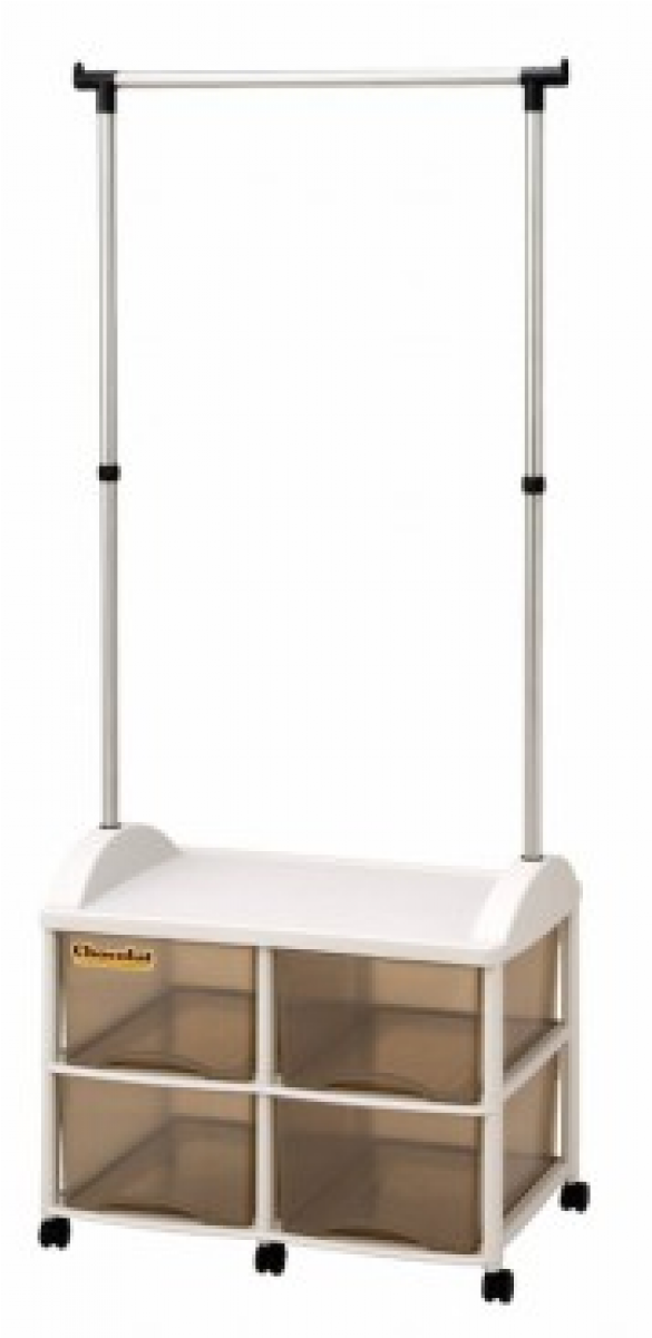 Shelf 4 Compaments With Hanging Frame - Drawer (1200x1200), Png Download