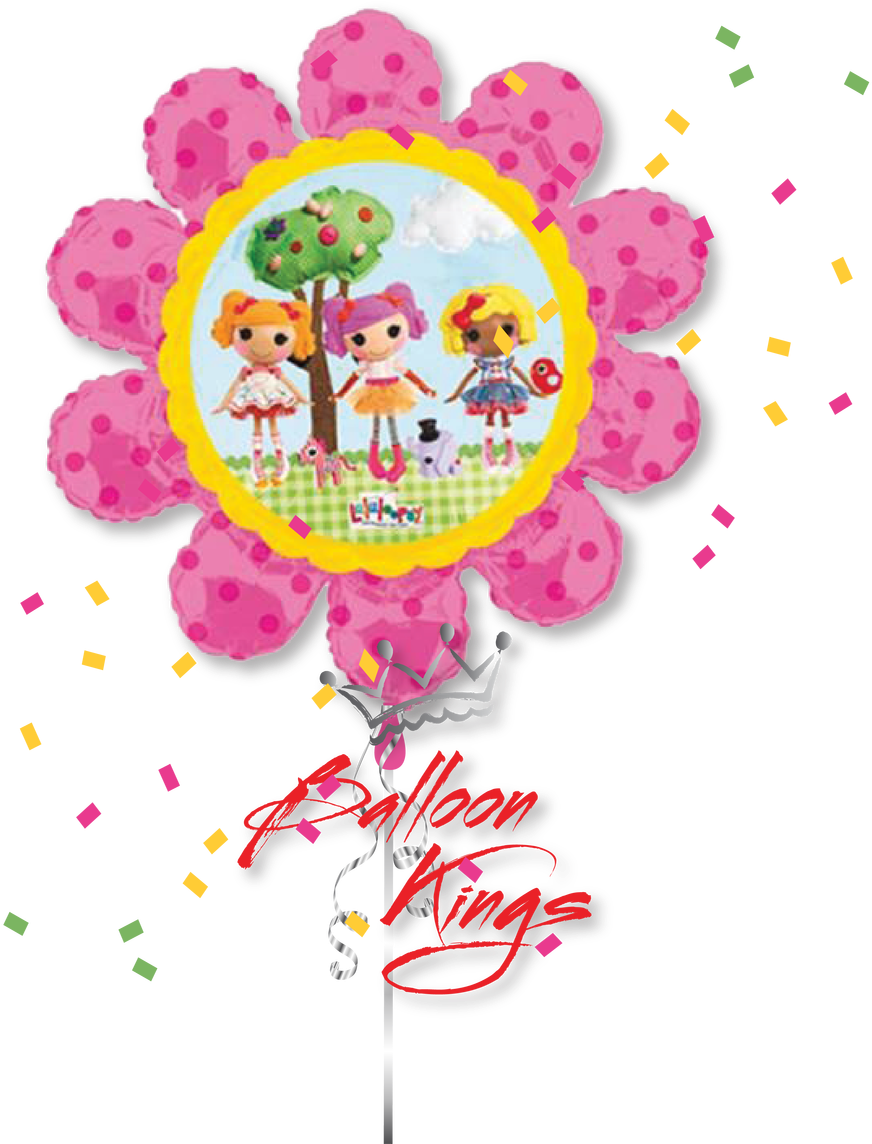 Lalaloopsy Flower - Lalaloopsy Party - Lalaloopsy Supershape Foil Balloon (1280x1280), Png Download